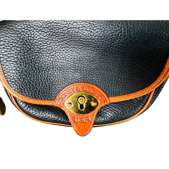 Dooney & Bourke Black and Tan Crossbody Bag - Picture 4 of 5